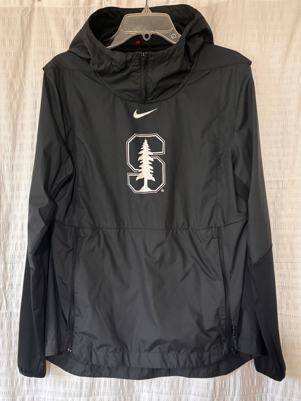 Nike Jacket Stanford Cardinal Sideline Fly Rush Pull Over Windbreaker Sz Small